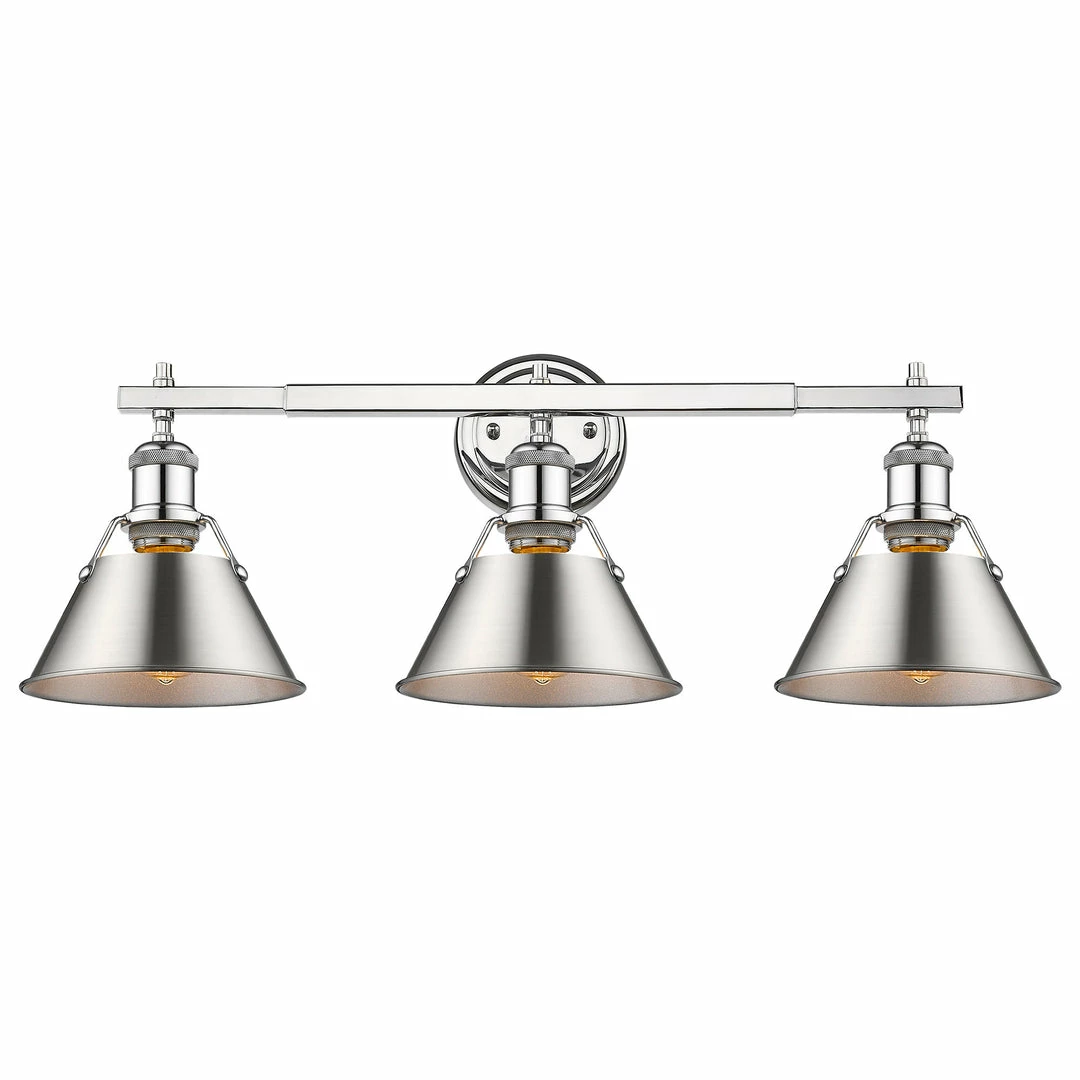 Wholesale ๐ฅ Golden Lighting Transitional Looks Orwell 3 Light Bath Vanity - Closeout โญ 4 Golden Lighting Transitional Looks Orwell 3 Light Bath Vanity - Closeout