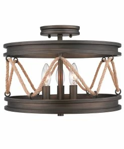 Golden Lighting Chatham Semi-Flush - Closeout