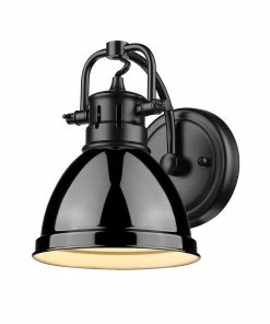 Golden Lighting American Farmhouse Duncan 1 Light Bath Vanity