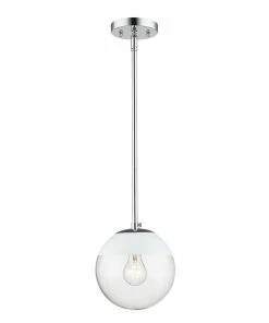 Golden Lighting Dixon Small Pendant With Rod - Closeout