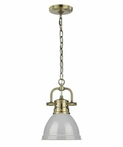 Golden Lighting Transitional Looks Duncan Mini Pendant With Chain - Closeout