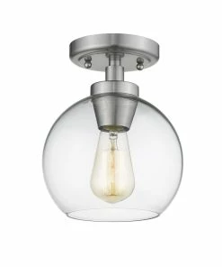 Golden Lighting Galveston Flush Mount American Farmhouse