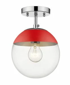 Golden Lighting American Farmhouse Dixon Semi-Flush - Closeout