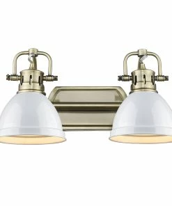 New ✨ Golden Lighting Duncan 2 Light Bath Vanity 👍 147 Golden Lighting Duncan 2 Light Bath Vanity