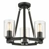 Best Pirce 😀 Golden Lighting Monroe 3 Light Semi-Flush - Closeout ✔️ 1 Golden Lighting Monroe 3 Light Semi-Flush - Closeout