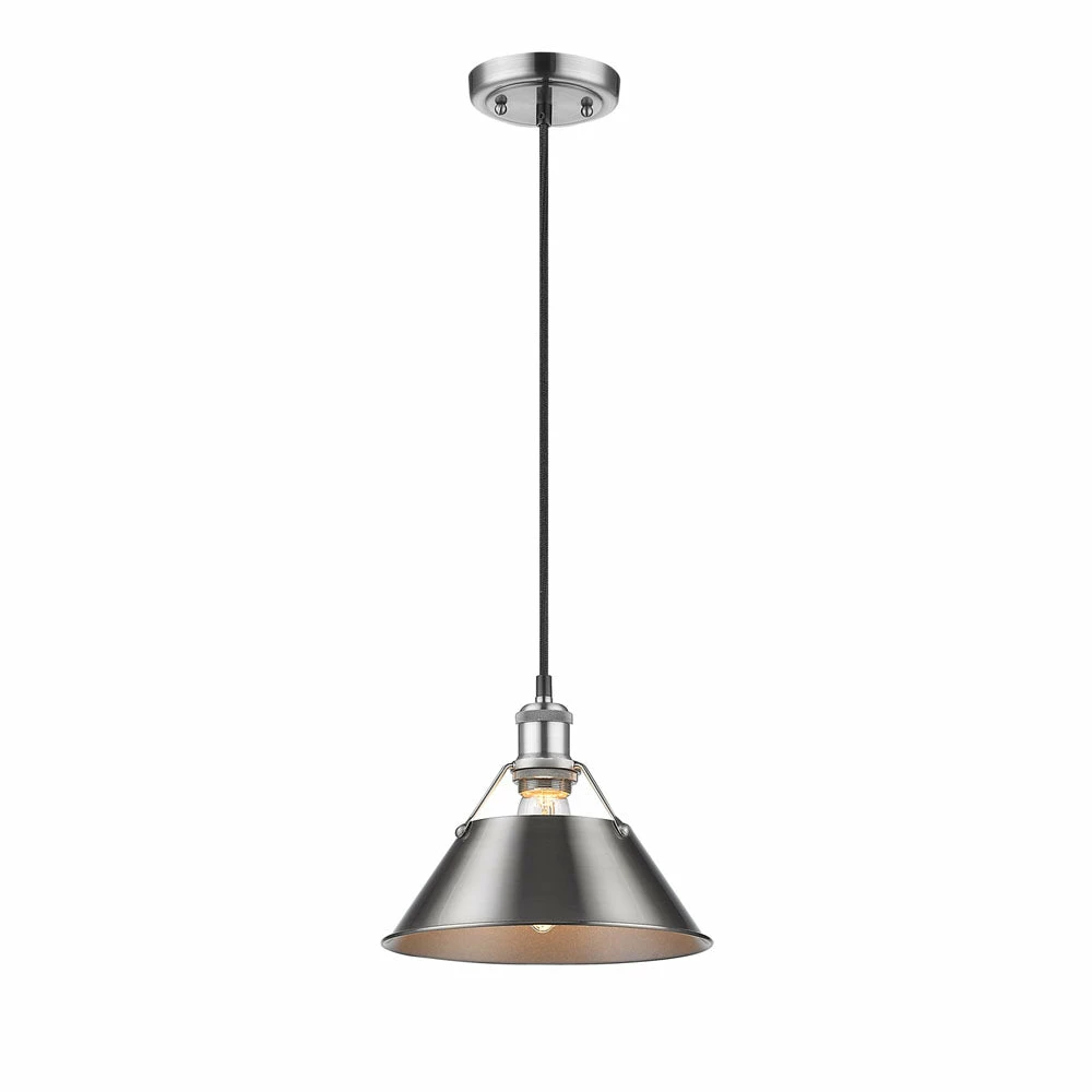 Budget ๐ฏ Golden Lighting Orwell Medium Pendant - 10" American Farmhouse ๐งจ 8 Golden Lighting Orwell Medium Pendant - 10" American Farmhouse