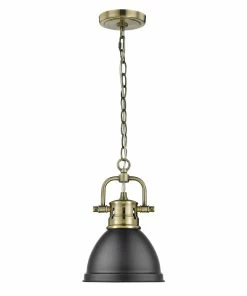 Golden Lighting Transitional Looks Duncan Mini Pendant With Chain - Closeout