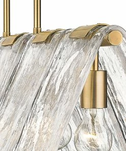 Golden Lighting American Farmhouse Serenity Linear Pendant