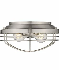 Outlet ๐ Golden Lighting Seaport Flush Mount American Farmhouse โ๏ธ 18 Golden Lighting Seaport Flush Mount American Farmhouse