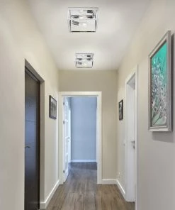 Golden Lighting Wesson Flush Mount American Farmhouse