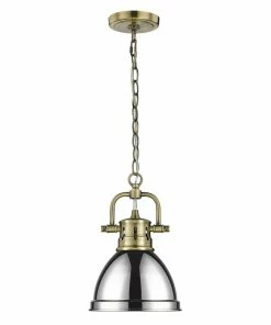 Golden Lighting Transitional Looks Duncan Mini Pendant With Chain - Closeout