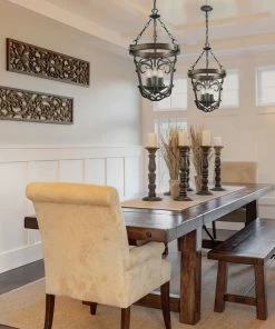 Golden Lighting Madera 3 Light Pendant American Farmhouse