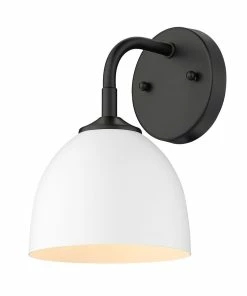 Golden Lighting Zoey 1 Light Wall Sconce American Farmhouse