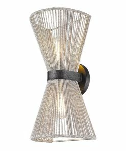 Golden Lighting American Farmhouse Avon 2 Light Wall Sconce