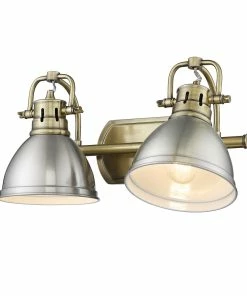 New ✨ Golden Lighting Duncan 2 Light Bath Vanity 👍 140 Golden Lighting Duncan 2 Light Bath Vanity