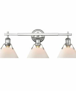 Golden Lighting Orwell 3 Light Bath Vanity American Farmhouse