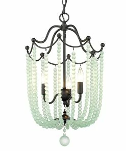 Golden Lighting Tiara 3 Light Pendant American Farmhouse