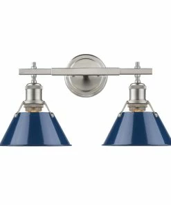 Golden Lighting American Farmhouse Orwell 2 Light Bath Vanity