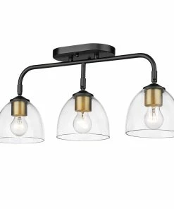 Golden Lighting Roxie 3 Light Semi-Flush