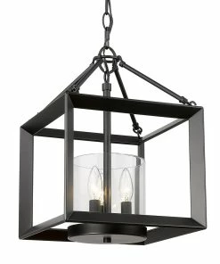 Golden Lighting American Farmhouse Smyth Mini Chandelier