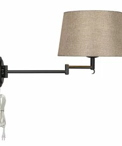 Golden Lighting American Farmhouse Eleanor 1 Light Articulating Wall Sconce