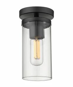 Golden Lighting Winslett Semi-Flush American Farmhouse