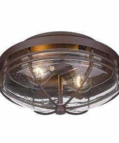 Golden Lighting Seaport Outdoor Flush Mount