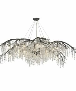 Buy ๐ Golden Lighting Autumn Twilight 24 Light Chandelier American Farmhouse ๐ 15 Golden Lighting Autumn Twilight 24 Light Chandelier American Farmhouse