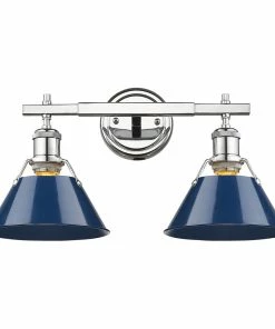 Golden Lighting American Farmhouse Orwell 2 Light Bath Vanity