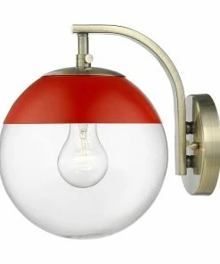 Golden Lighting Dixon 1 Light Wall Sconce - Closeout American Farmhouse