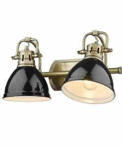 New ✨ Golden Lighting Duncan 2 Light Bath Vanity 👍 131 Golden Lighting Duncan 2 Light Bath Vanity