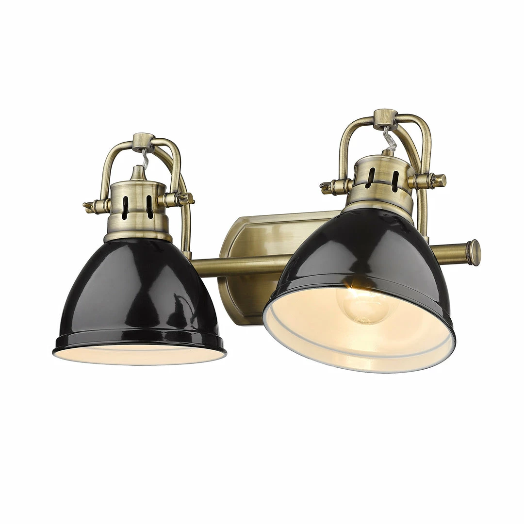New ✨ Golden Lighting Duncan 2 Light Bath Vanity 👍 7 Golden Lighting Duncan 2 Light Bath Vanity