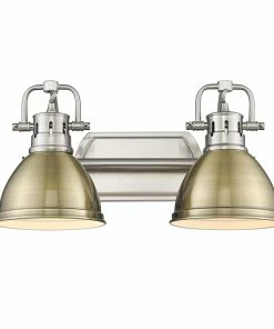 New ✨ Golden Lighting Duncan 2 Light Bath Vanity 👍 216 Golden Lighting Duncan 2 Light Bath Vanity