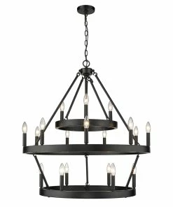 Golden Lighting Alastair 3 Tier - 18 Light Chandelier