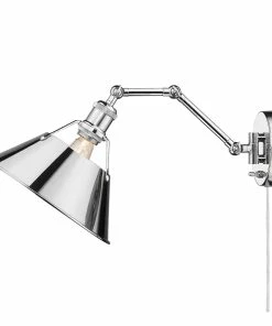 Golden Lighting Transitional Looks Orwell 1 Light Articulating Wall Sconce