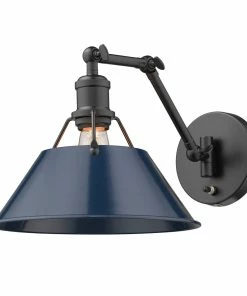 Golden Lighting Transitional Looks Orwell 1 Light Articulating Wall Sconce