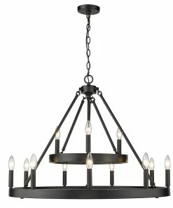 Golden Lighting Alastair 2 Tier - 12 Light Chandelier