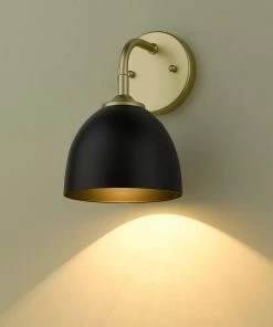 Golden Lighting Zoey 1 Light Wall Sconce American Farmhouse