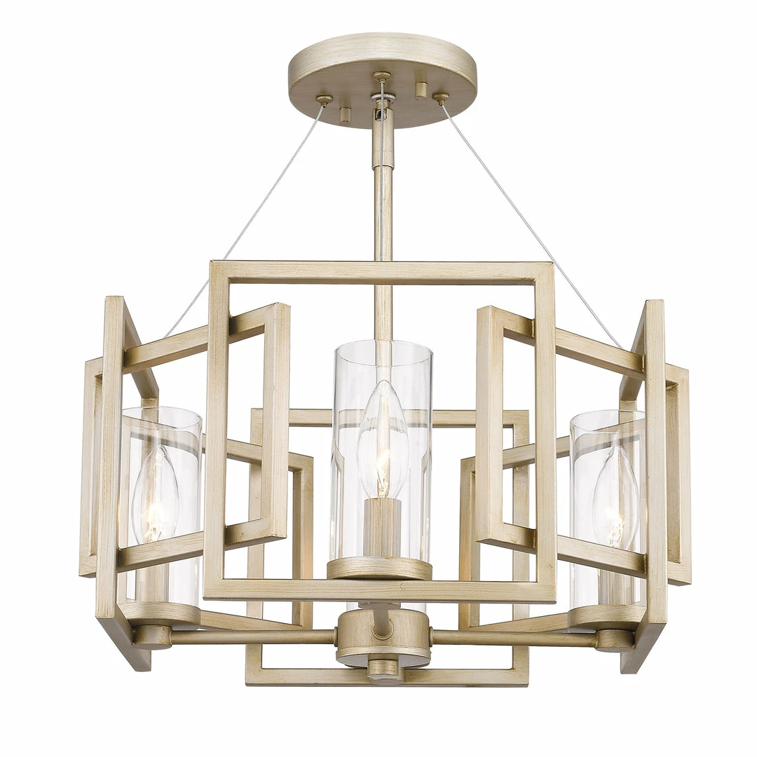 New ⌛ Golden Lighting Marco Semi-Flush (Convertible) American Farmhouse 🌟 17 Golden Lighting Marco Semi-Flush (Convertible) American Farmhouse