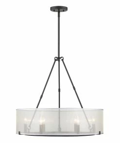 Golden Lighting Transitional Looks Alyssa 6 Light Chandelier - Short Rod Only
