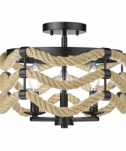 Golden Lighting Marissa 3 Light Semi-Flush