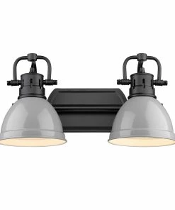 New ✨ Golden Lighting Duncan 2 Light Bath Vanity 👍 165 Golden Lighting Duncan 2 Light Bath Vanity