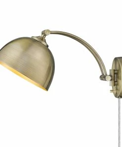 Golden Lighting Rey 1 Light Articulating Wall Sconce