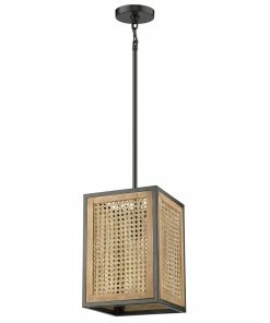 Golden Lighting American Farmhouse Rowan Small Pendant