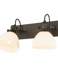 Best Pirce ⭐ Golden Lighting Hines 2 Light Bath Vanity 🥰 47 Golden Lighting Hines 2 Light Bath Vanity