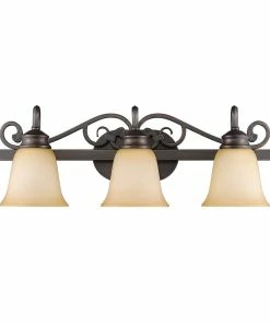 Hot Sale ✔️ Golden Lighting Belle 3 Light Bath Vanity 🎁 12 Golden Lighting Belle 3 Light Bath Vanity