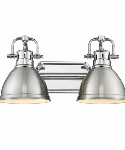 New ✨ Golden Lighting Duncan 2 Light Bath Vanity 👍 200 Golden Lighting Duncan 2 Light Bath Vanity