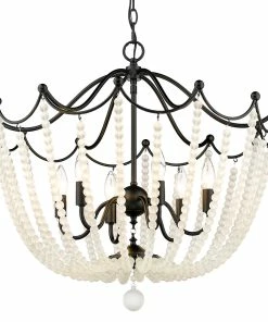 Golden Lighting Tiara 6 Light Pendant American Farmhouse