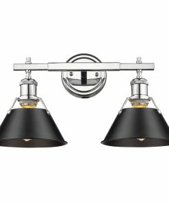 Golden Lighting American Farmhouse Orwell 2 Light Bath Vanity