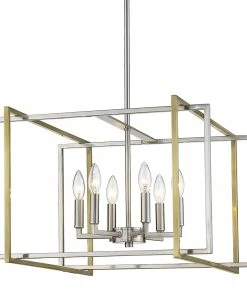Golden Lighting Tribeca 6 Light Chandelier - Closeout American Farmhouse